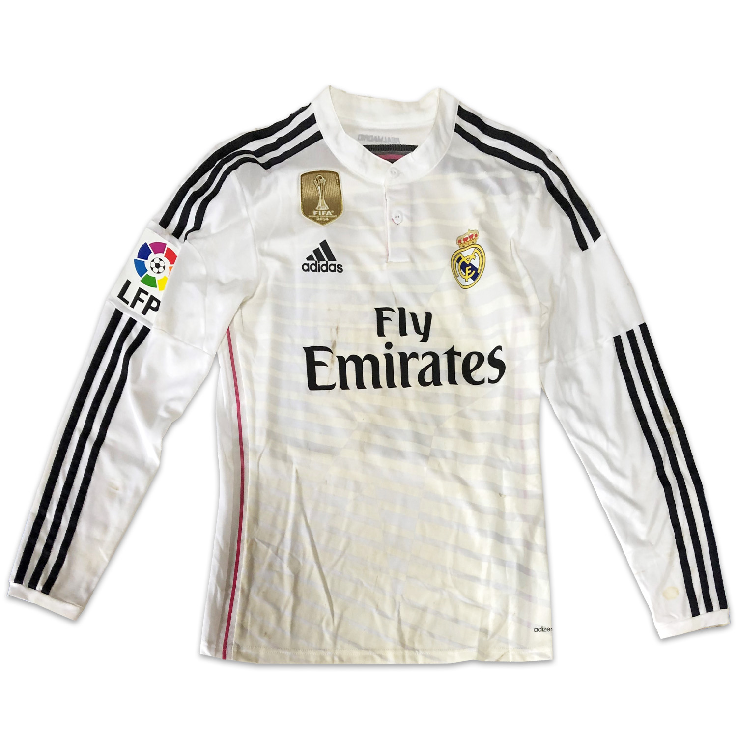 イスコ・アラルコン実使用レアルマドリード14/15ホームユニフォーム THE DUGOUT / Isco Alarcón match worn  14/15 Real Madrid home shirt THE DUGOUT LOA
